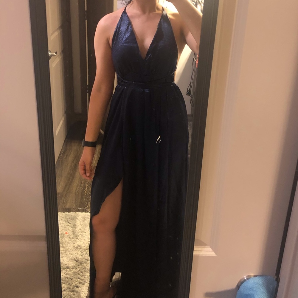Blue dress